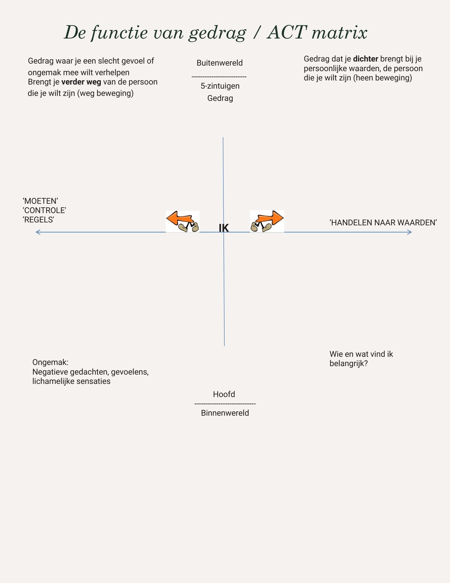 Diëtistenpraktijk Renske - Wat is een ACT-matrix